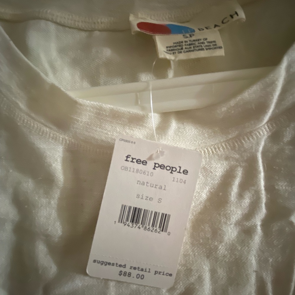 BNWT! Free People Beach Shirt Dress Size S